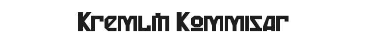 Kremlin Kommisar Font