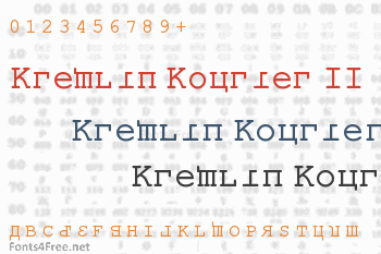 Kremlin Kourier II Font