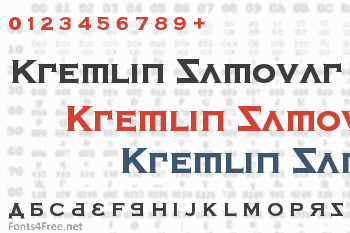 Kremlin Samovar Font