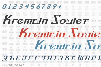 Kremlin Soviet Font