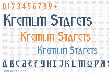 Kremlin Starets Font