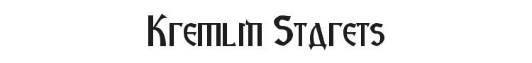 Kremlin Starets Font