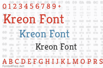 Kreon Font