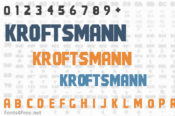 Kroftsmann Font