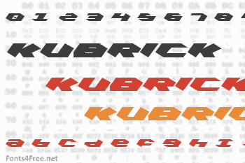 Kubrick Font