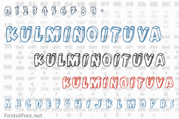 Kulminoituva Font