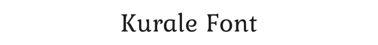 Kurale Font