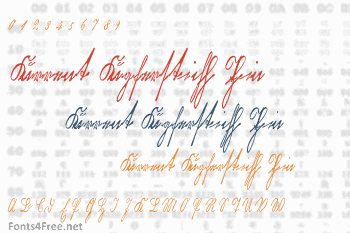 Kurrent Kupferstich Thin Font