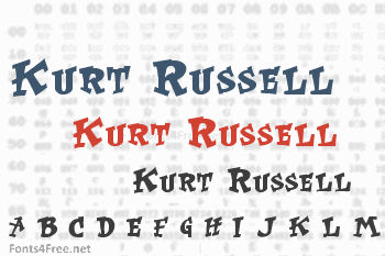 Kurt Russell Font