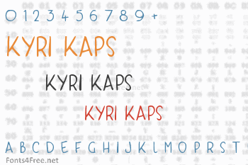 Kyri Kaps Font