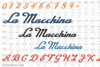 La Macchina Font