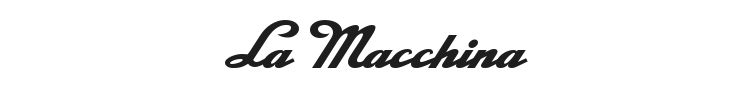La Macchina Font Preview