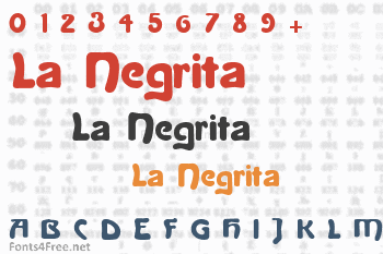 La Negrita Font