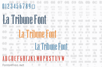 La Tribune Font