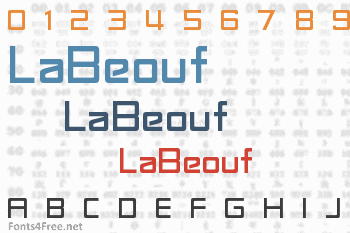 LaBeouf Font