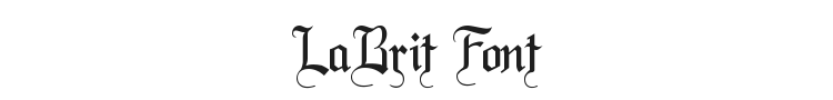 LaBrit Font Preview