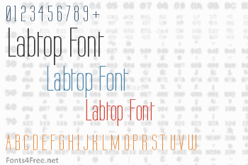 Labtop Font