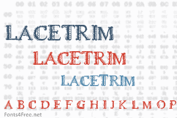 Lacetrim Font