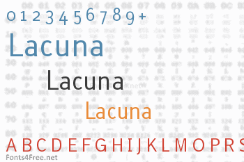 Lacuna Font