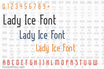 Lady Ice Font