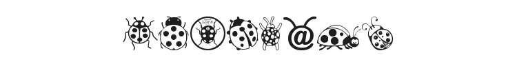 Ladybug Dings Font Preview