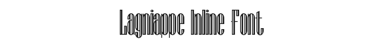 Lagniappe Inline Font