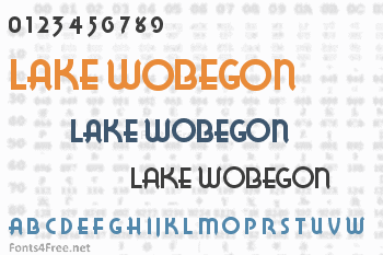 Lake Wobegon Font