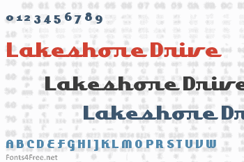 Lakeshore Drive Font