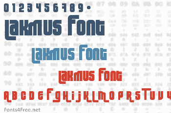 Lakmus Font