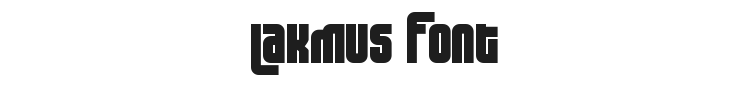 Lakmus Font