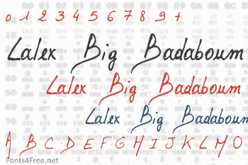 Lalex Big Badaboum Font