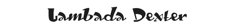 Lambada Dexter Font