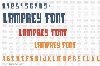 Lamprey Font