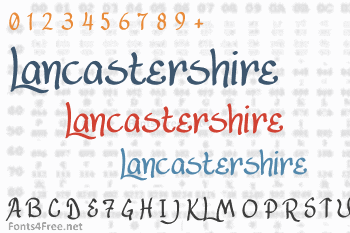 Lancastershire Font