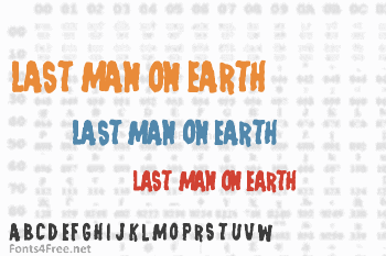 Last Man on Earth Font