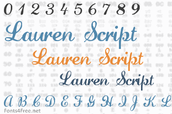 Lauren Script Font