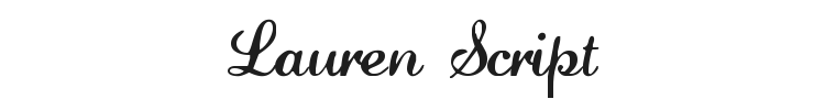 Lauren Script Font