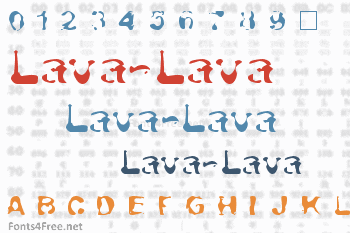 Lava-Lava Font