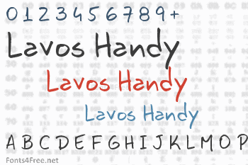 Lavos Handy Font