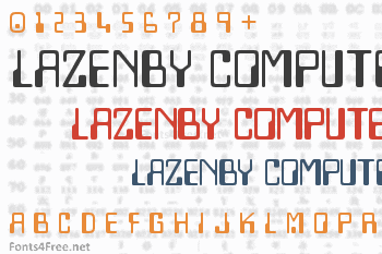 Lazenby Computer Font