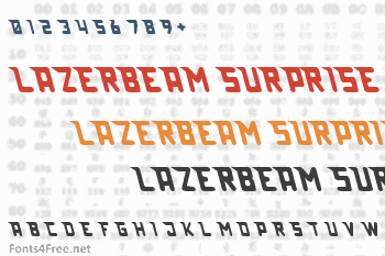 Lazerbeam Surprise Font