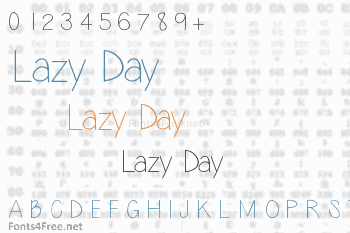 Lazy Day Font