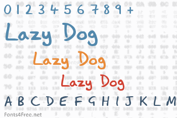 dog lazy font fonts4free handwritten script name