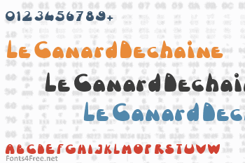 Le Canard Dechaine Font