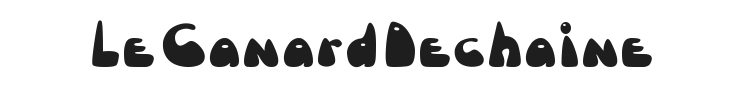 Le Canard Dechaine Font Preview