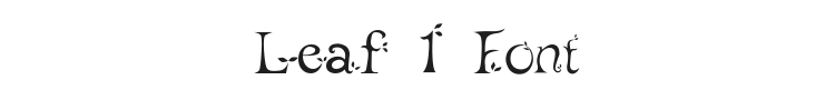 Leaf 1 Font