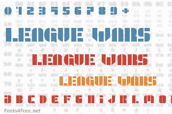 League Wars Font