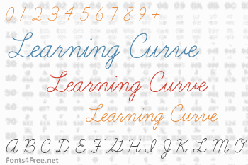 Learning Curve Font