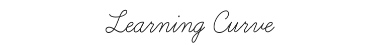 Learning Curve Font