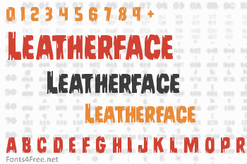 Leatherface Font